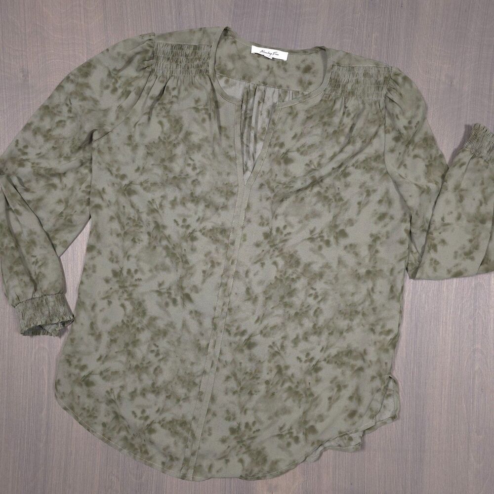 Green Monday Fun Women's Blouse